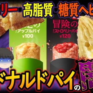 【ゆっくり解説】ギットリ不可避！春夏秋冬まとわりついてくるマックパイが売れる理由について