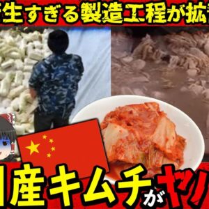 【ゆっくり解説】超危険！中国産キムチの製造工程がヤバすぎると話題に...