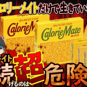【ゆっくり解説】カロリーメイトを食べ続けた結果がヤバすぎた...健康栄養食の嘘について