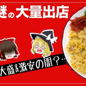 【ゆっくり解説】謎の激安中華料理店が日本に多い理由について 安くて量も多いのには、やはり裏はある？