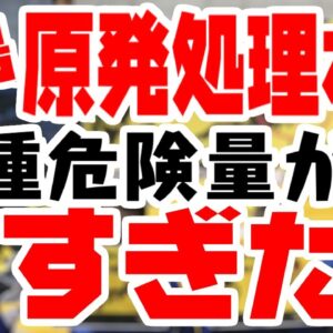 韓国中国の批判に反論！福島処理水の接種安全量が多すぎて飲みきれないレベルだった？！【ゆっくり解説】