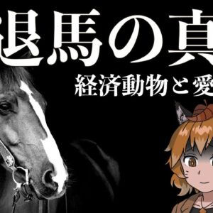 【ゆっくり解説】引退馬はどこへ行く？経済動物と愛玩動物の光と闇
