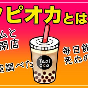 【ゆっくり解説】謎のタピオカブームと大量閉店について毎日飲むと起こる悲劇もあった