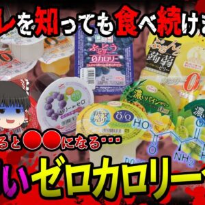 【ゆっくり解説】世界全体で人体実験中！？ゼロカロリー食品を食べ続けると◯◯になる...