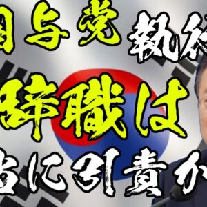 韓国与党の党執行部全員辞任は本当に引責？大統領の未来は？【ゆっくり解説】