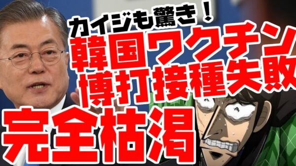 韓国ワクチン接種率を無理やり上げるも2回目接種できるワクチン枯渇【ゆっくり解説】
