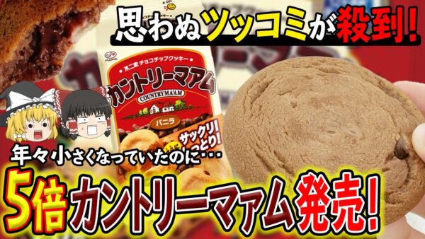 【ゆっくり解説】「いつもの5倍？」カントリーマァム”5倍サイズ”発売にツッコミ殺到！！