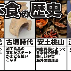 【ゆっくり解説】日本食の歴史について 縄文、弥生、鎌倉、江戸のグルメ事情