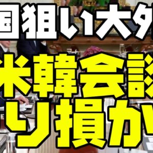 韓国もアメリカも狙い大外れ？米韓首脳会談がもうぐちゃぐちゃ【ゆっくり解説】