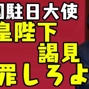 韓国、ついに大使姜昌一が天皇と謁見ー日韓関係回復目指すも特に期待はない模様【ゆっくり解説】