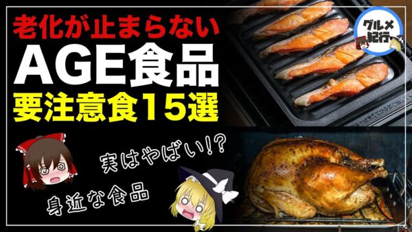 【ゆっくり解説】本当は恐ろしい身近なヤバイ食べ物について 老化が進む AGE食品15選