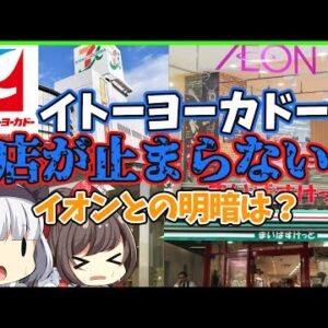 【ゆっくり解説】イトーヨーカドーの閉店が止まらない深刻な理由…イオンと明暗を分けたものは⁉