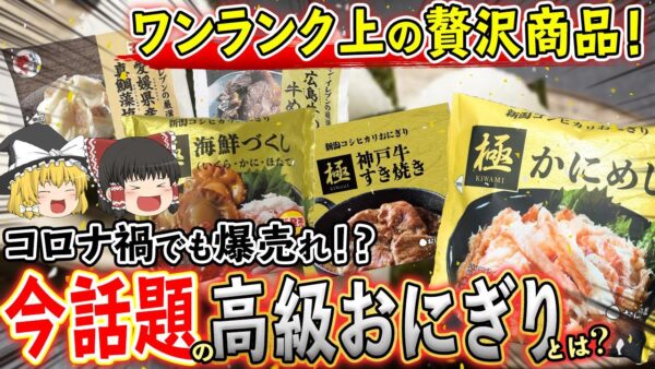 【ゆっくり解説】ひそかに爆売れしている意外すぎる商品！？高級おにぎりはなぜ今爆売れしているのか