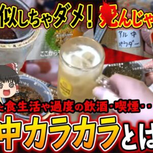 【ゆっくり解説】155Lの業務用ハイボールをロックで飲んだ伝説の男！アル中カラカラについて