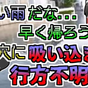 【1985年】大雨で冠水した道路で蓋が外れてしまったマンホール その穴に吸い込まれていった人たち『豪雨マンホール転落』