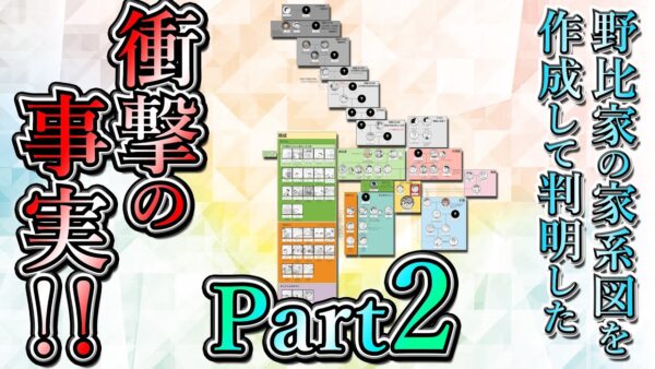 野比家の家系図を作成して判明した衝撃の事実！！Part2【ドラえもん雑学】