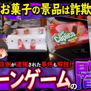 【ゆっくり解説】クレーンゲームのお菓子の景品は詐欺だらけ！？絶対にやってはいけない理由とは