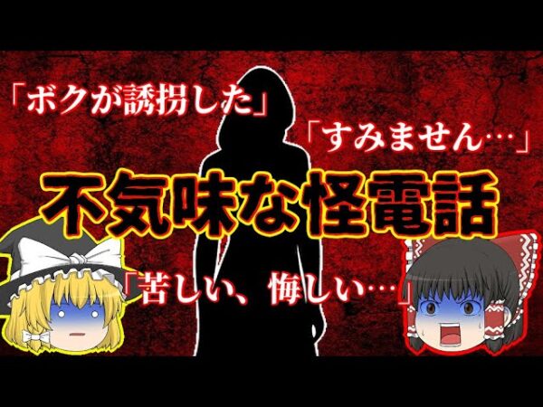 【未解決】失踪後に不気味な電話を残した怖すぎる怪事件②【ゆっくり解説】
