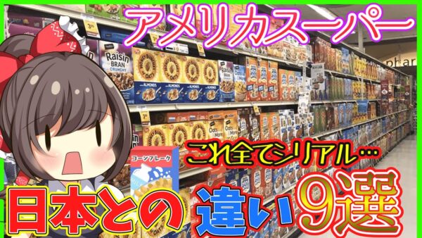 【ゆっくり解説】日本と全然違う⁉︎アメリカのスーパーが凄まじい… 久々のあの男にも注目‼