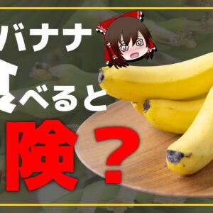 【ゆっくり解説】毎日バナナを食べるとどうなるか？毒になる食べ方について