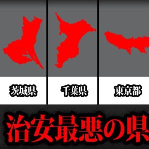 【ゆっくり解説】驚愕の１位は...日本で最も治安の悪い都道府県ワースト10