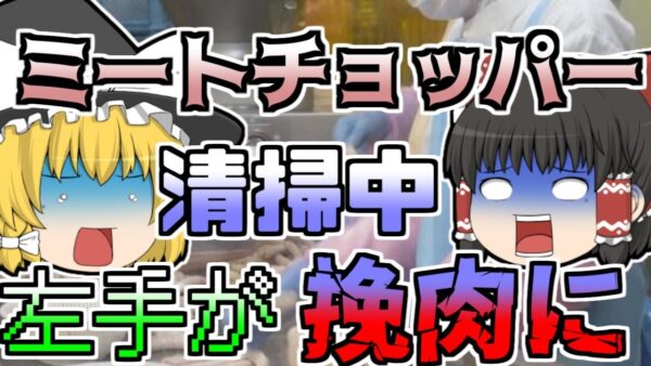 【1984年】ミートチョッパーの分解中 誤ってスイッチを踏んでしまい左手が...【ゆっくり解説】