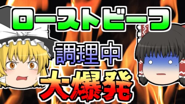 【1989年】ローストビーフを焼いていたら突然爆発。一体何が…？【ゆっくり解説】
