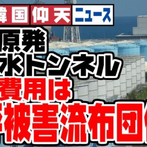 ザ・韓国仰天ニュース！福島第一原発処理水地下水トンネル建設、建設費は風評被害巻き散らかすヤツへどうぞ【ゆっくり解説】