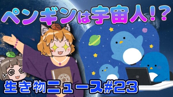 【ゆっくり解説】ペンギンは金星から来た宇宙人！？地球でハチと宇宙戦争？生活様式の変化で幸せなペットが増えた【生き物ニュース#23】