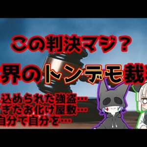 実際にあった世界のトンデモ裁判⁉【ゆっくり解説】