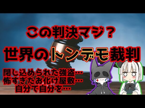 実際にあった世界のトンデモ裁判⁉【ゆっくり解説】