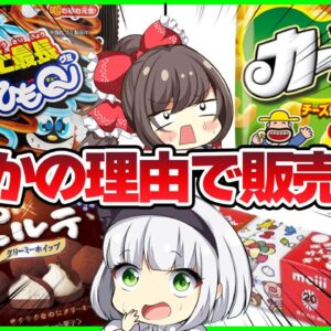 【ゆっくり解説】いつの間にか消えた人気お菓子４選解説！