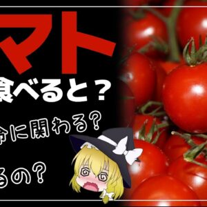 【ゆっくり解説】トマトを毎日食べるとどうなる？天然毒素がある件について