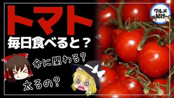 【ゆっくり解説】トマトを毎日食べるとどうなる？天然毒素がある件について
