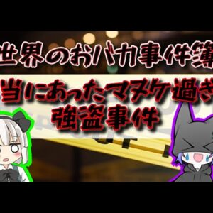 【おバカ事件簿】世界のマヌケ過ぎる強盗事件【ゆっくり解説】