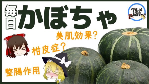 【ゆっくり解説】かぼちゃを毎日食べたら太る？だけじゃない健康被害も！その意外な効果について