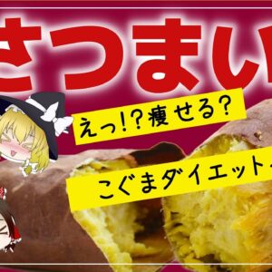 【ゆっくり解説】焼き芋を毎日食べるとどうなるの？コグマダイエットって？さつまいもの栄養について