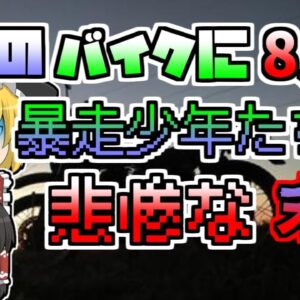 【2018年】三台のバイクに8人…しかも無免許運転で事故を起こした少年...「奈良バイク事故」【ゆっくり解説】