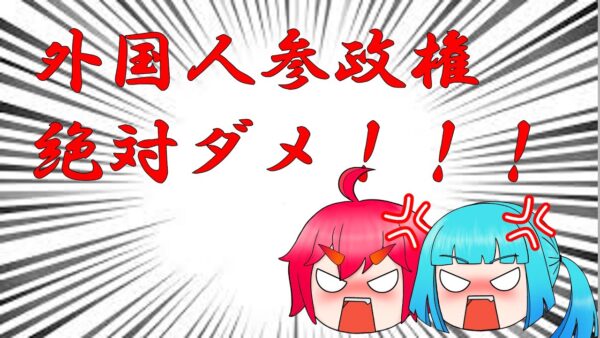 【全国民必見】外国人参政権を認めてはいけない理由