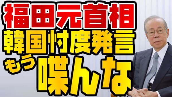 韓国仰天ニュース！元首相福田康夫、日韓関係の話がハチャメチャ【ゆっくり解説】