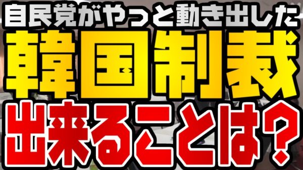韓国仰天ニュース！自民党韓国制裁チーム発足！何ができるのか【ゆっくり解説】