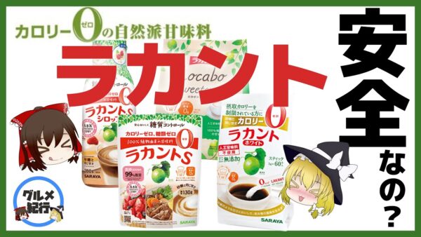 【ゆっくり解説】甘味料ラカントは本当に安全？ダイエットの味方？敵？危険性について
