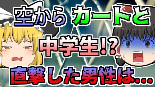 【1989年】空からショッピングカートと中学生女子が!? 地上にいた男性に直撃し、ほぼ即〇...「ショッピングカート落下事件」【ゆっくり解説】