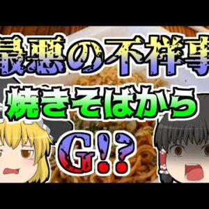 【2014年】カップ焼きそばにゴキ〇リ!? 最悪の異物混入を起こしたメーカー しかし、誠実な対応により持ち直した企業【ゆっくり解説】