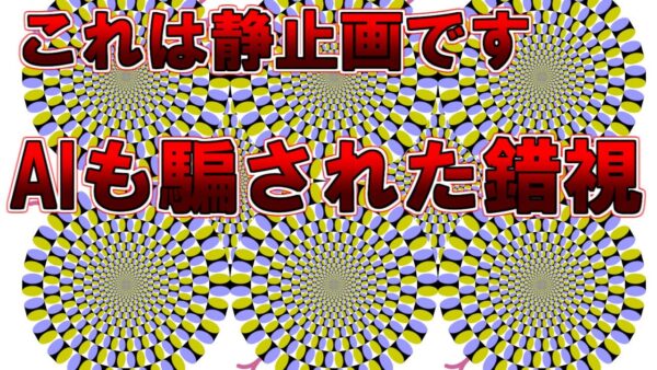【ゆっくり解説】AIも騙された錯視の仕組みを解説。動いているようにみえますか？