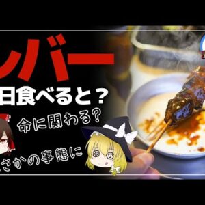 【ゆっくり解説】レバーを毎日食べると！？まさかの健康被害！牛豚鶏の違いについて