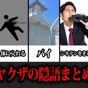 【ゆっくり解説】ヤクザとも話せる！？裏社会の隠語10選