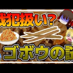 【ゆっくり解説】ごぼうを食べるのは日本だけ？戦犯扱いとゴボウの謎 jpg