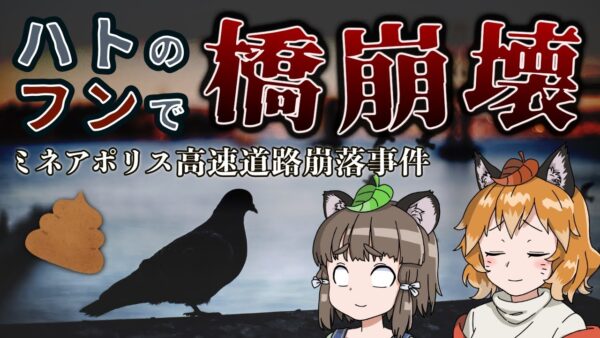 【ゆっくり解説】ハトのフンで巨大な橋崩壊！？｜ミネアポリス高速道路崩落事件