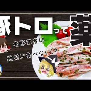 【ゆっくり解説】豚トロを養豚業者は絶対に食べない！？豚肉の闇について